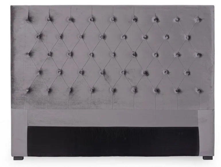 TESTIERA LETTO IN LEGNO GRIGIO SCURO 160 - CASPAR