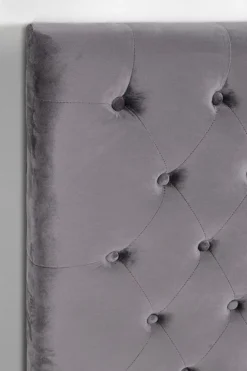 TESTIERA LETTO IN LEGNO GRIGIO SCURO 160 - CASPAR