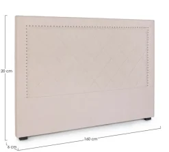 TESTIERA LETTO IN LEGNO NATURALE 160 - AHURA