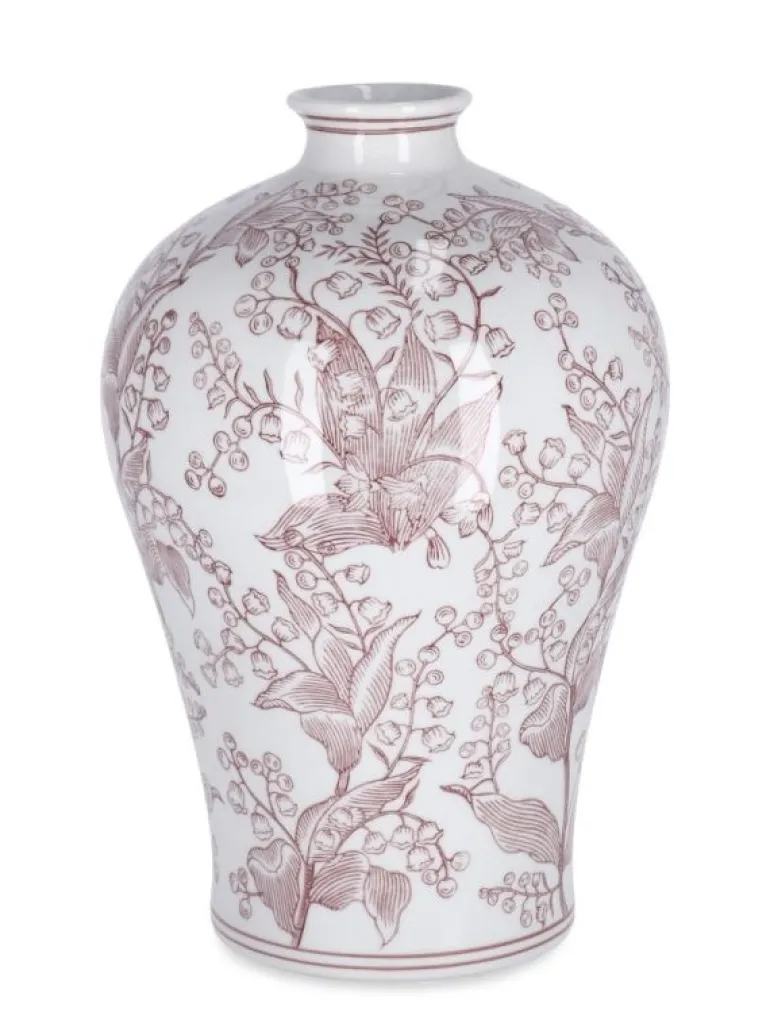 VASO CAI SVAS ROSSO BIANCO H32