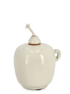 VASO CON STOPPINO ESMA BEIGE H11,5