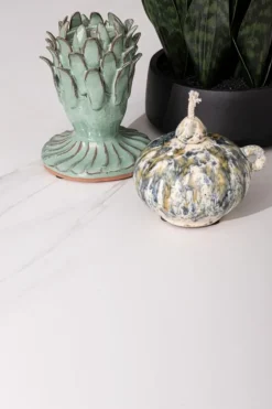 VASO CON STOPPINO ESMA MELAN VERD BLU H9