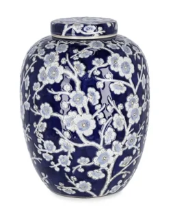 VASO MENG C-TAPPO BOMB BLU BIANCO H32