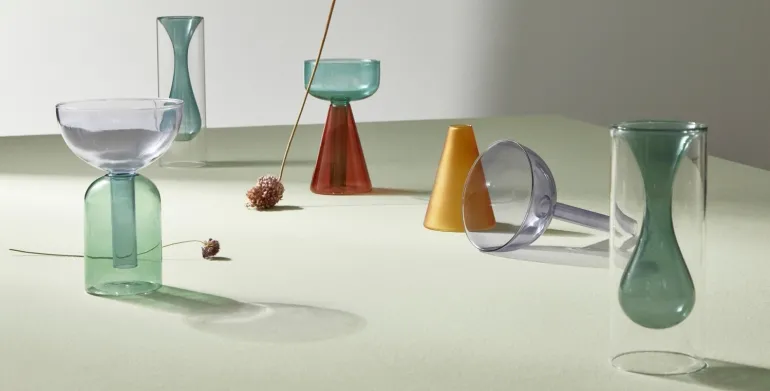 VASO TEMPEL VT BLU ARANCIO H20,5