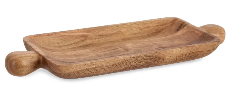 VASSOIO DECORATIVO AIMI LEGNO NATUR H3,5