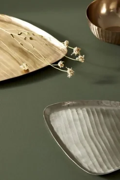 VASSOIO DECORATIVO CHISEL ARGENTO 30X28