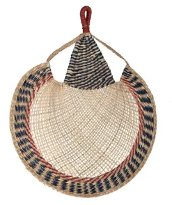 VENTAGLIO DEC PARETE NANKA BLU ROS 60X68