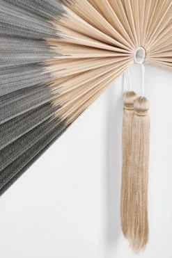 VENTAGLIO DECOR NANKA NERO BEIGE 43X89