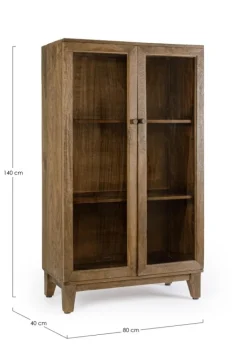 VETRINA IN LEGNO H140 - REMINGTON